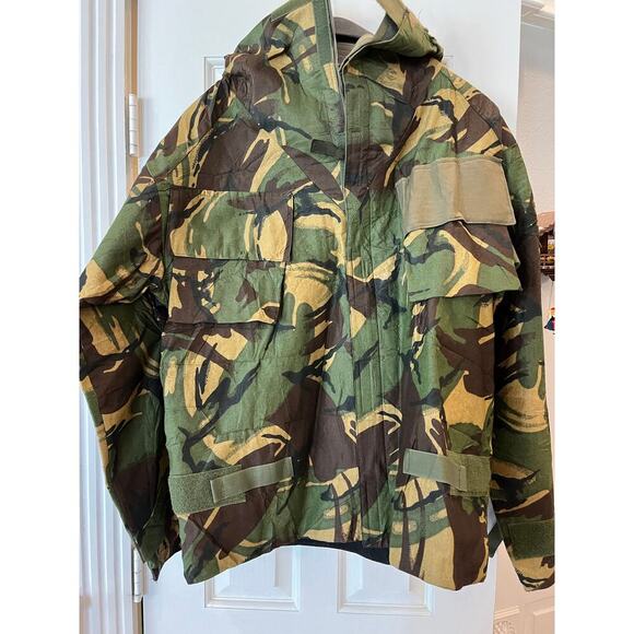 Camo NBC Chemical Protective Military Utility Jacket Adjust Light Measurements - Picture 1 of 12